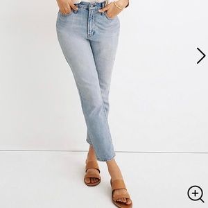 Madewell curvy perfect vintage jeans